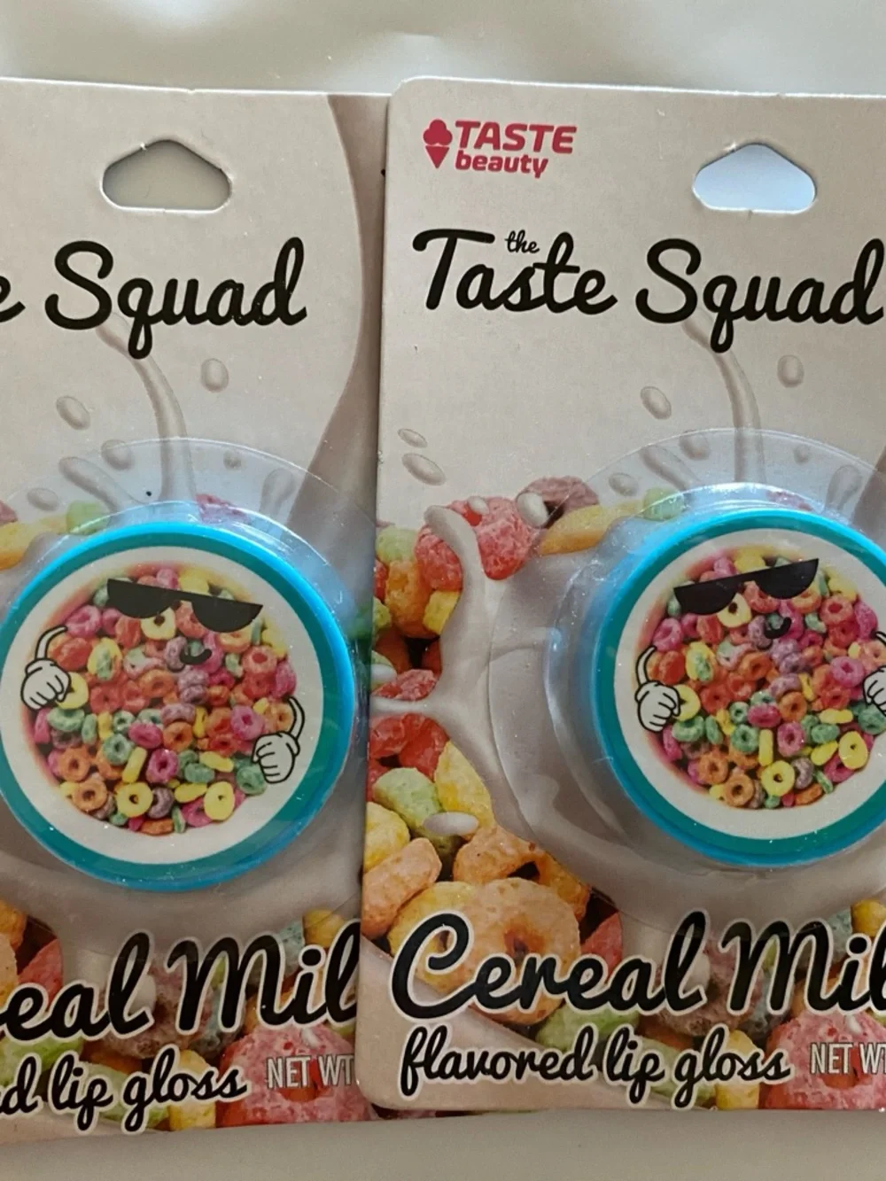 1-The Taste Squad Cereal Milk Flavored Lip Gloss